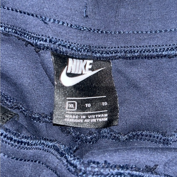 Nike Men's Navy and White Joggers - Picture 3 of 6